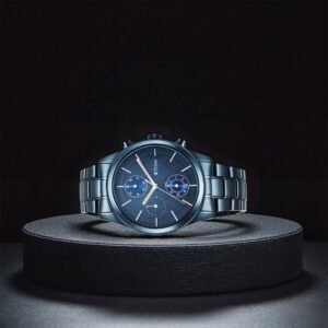 Titan Neo Splash Quartz Analog with Date Blue Dial Blue Stainless Steel Strap Watch For Men - TITAN 1875QM01