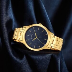 Titan Karishma Radiance Blue Dial Analog Stainless Steel Strap watch for Men - TITAN 1825YM05
