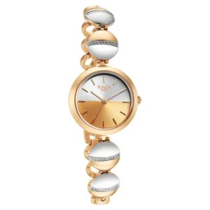 Titan Raga Delight Two Toned Dial Analog Metal Strap Watch for Women - TITAN 2606KM01