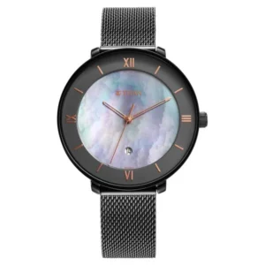 Titan Workwear Mother Of Pearl Dial Stainless Steel Strap Watch for Women - TITAN 2651QM04