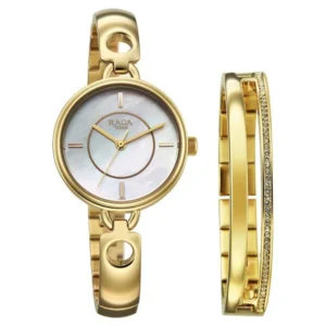 Titan Raga Contempore Quartz Analog Mother of Pearl Dial Metal Strap Watch For Women - TITAN 2774YM01