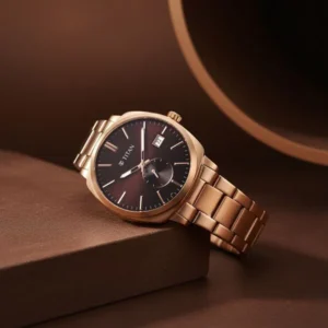 Titan Classique Suave Analog with Silver Dial Silver Stainless Steel Strap Watch for Men - TITAN 90189KM04