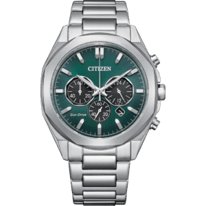 Citizen Eco-Drive Chronograph CA4590-81X Green Dial Stainless Steel Men's Watch