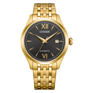 Citizen NJ0242-50E Automatic Black Dial Gold-Tone Stainless Steel Men's Watch