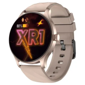 Fastrack Revoltt XR1 Smartwatch with Beige Silicone Strap for Unisex – 38088PP05K