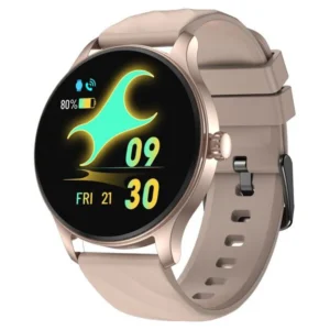 Fastrack Jupiter R1 Smartwatch with Beige Silicone Strap for Unisex – 38088PP10K