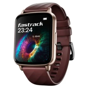 Fastrack Jupiter S1 Smartwatch with Wine Red Silicone Strap for Unisex – 38136PP04K