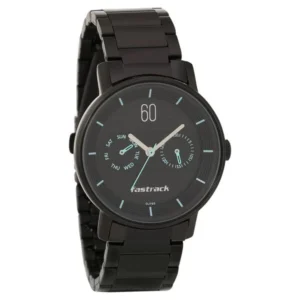 Fastrack Go Skate Quartz Analog Black Dial Black Stainless Steel Strap Watch for Girls – 6198NM01
