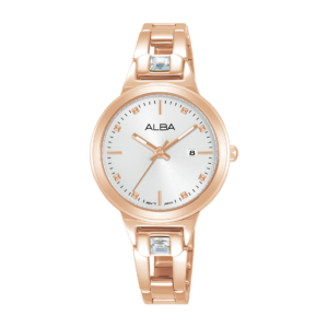 ALBA Fashion Women's Silver White Dial Watch – AH7EH4X1