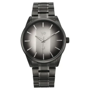 Vyb Drift by Fastrack Quartz Analog Grey Dial Grey Stainless Steel Strap Watch for Guys – FV30041QM02