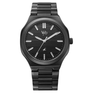 Vyb Horizon by Fastrack Quartz Analog Black Dial Black Stainless Steel Strap Watch for Guys – FV30052NM01W