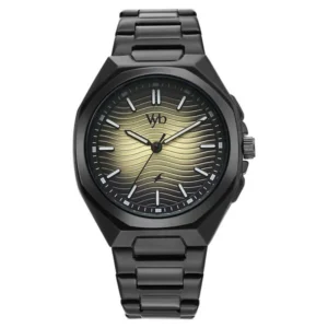 Vyb Quest by Fastrack Quartz Analog Beige Dial Black Stainless Steel Strap Watch for Guys – FV30054NM01W