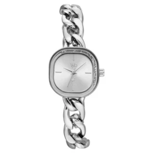 Vyb Starlet by Fastrack Quartz Analog Silver Dial Silver Metal Strap Watch for Girls – FV60139SM01W
